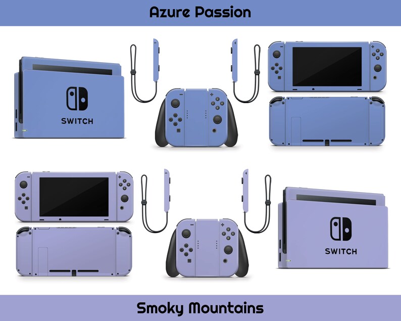 Cute Solid Pastel Skin For The Nintendo Switch Choose From A Variety Of Color Options image 6