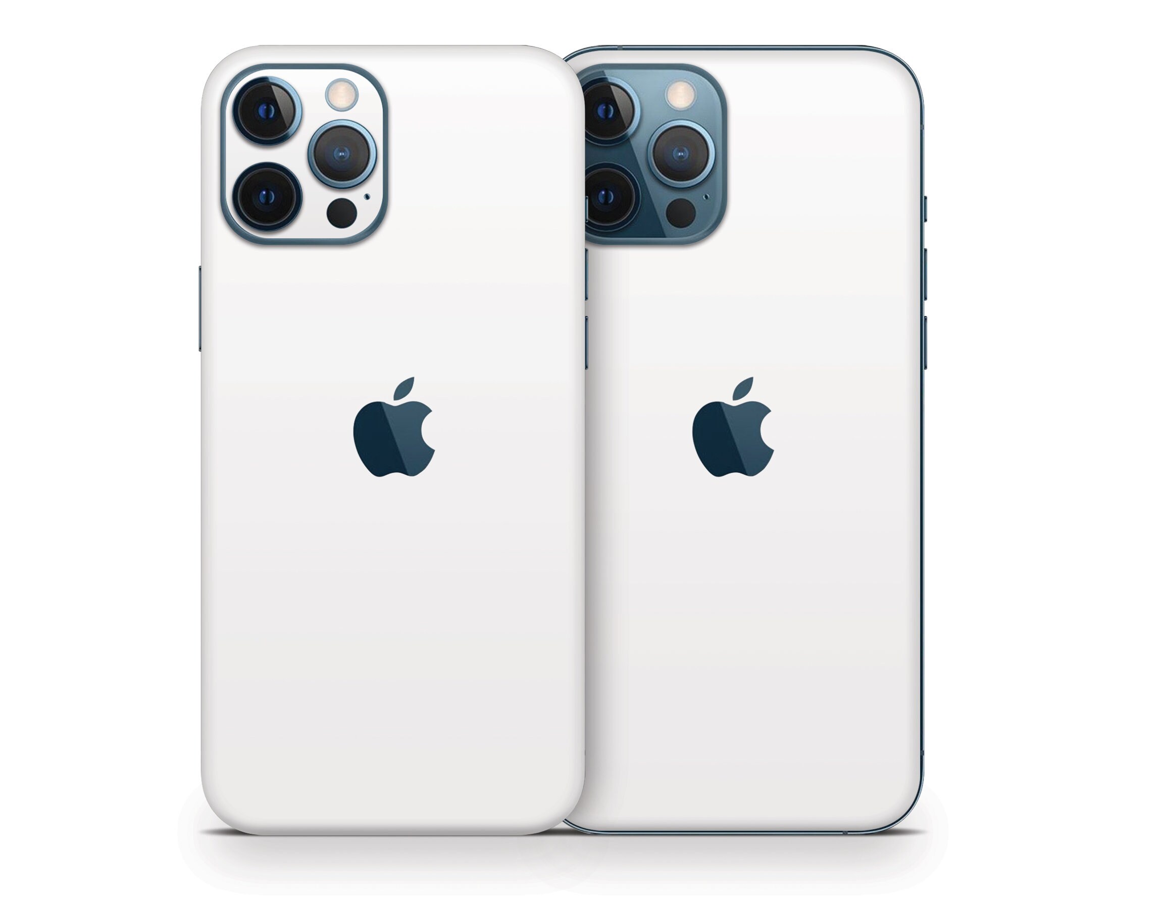 Pure White Skin For The Iphone 12 12 Mini 12 Pro 12 Pro Max Etsy