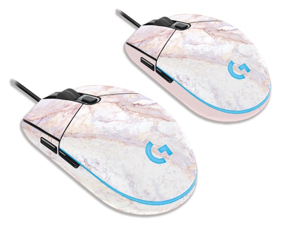 Piel de m rmol de oro rosa para el mouse para juegos Logitech G203