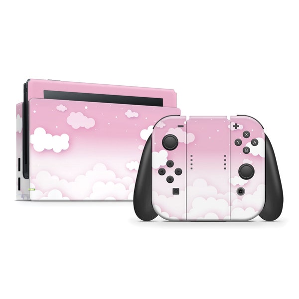 Pink Clouds In The Sky Skin For The Nintendo Switch