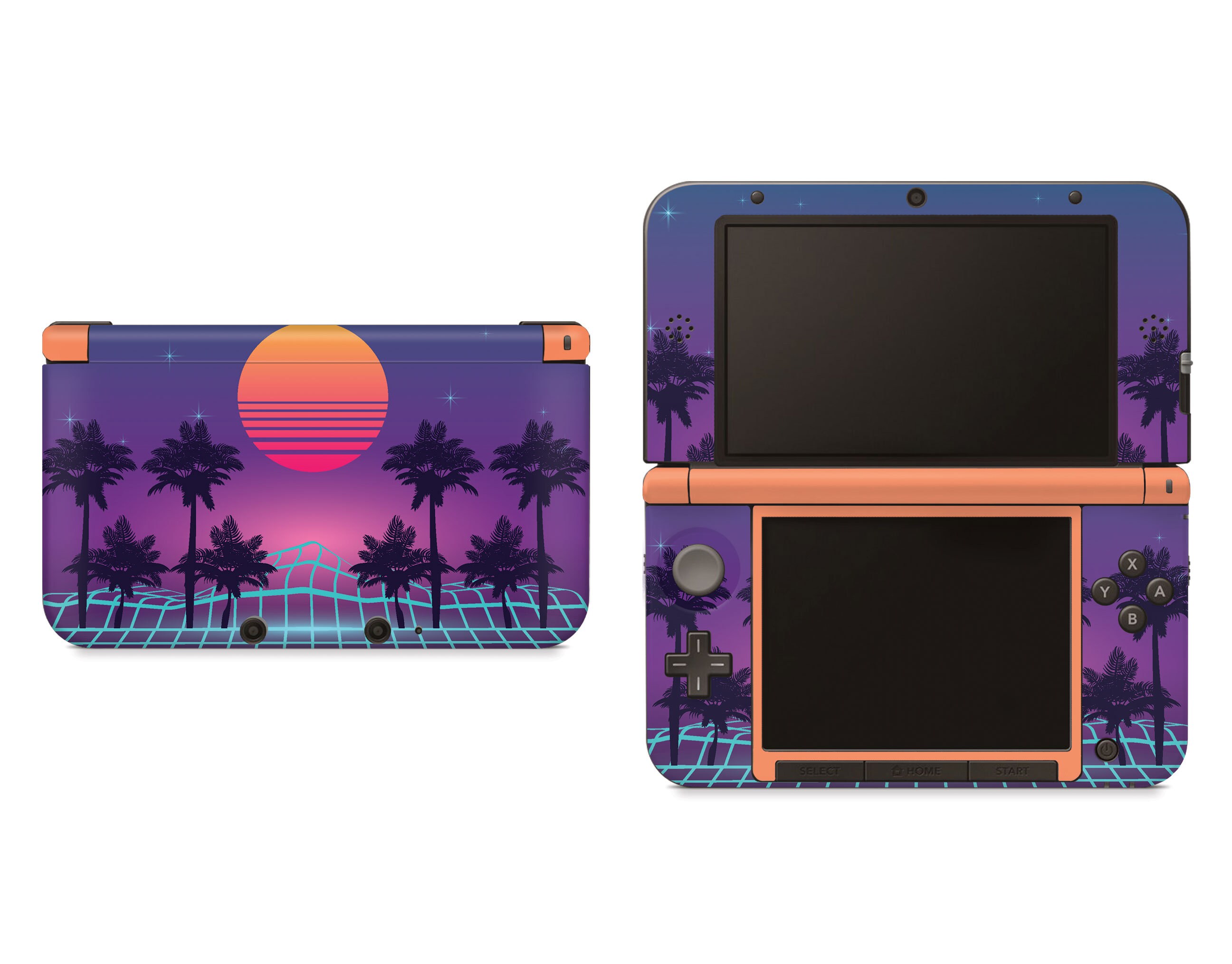 Vaporwave Outrun Retro 80s Skin for the Nintendo 3DS XL and - Etsy