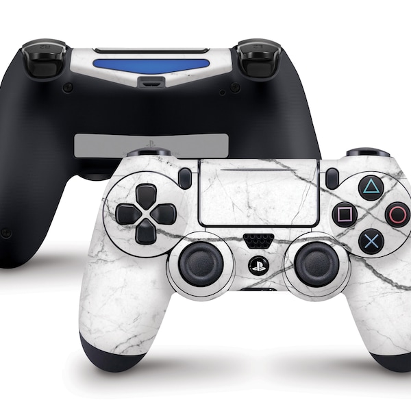 White Marble Skin For The PS4 Controller | Fits Both Dualshock 4 and Dualshock 4 V2