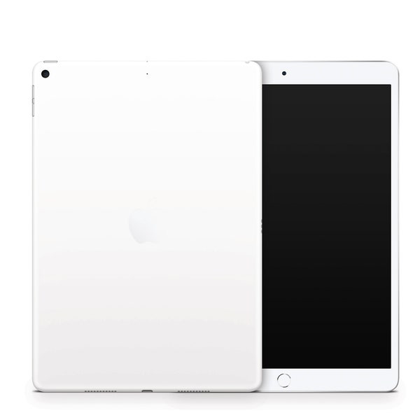 Pure White Skin For The iPad Air, Pro, Mini