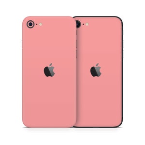 Light Coral Skin For The iPhone 8, X, XS, XR, 11, SE, Pro, Max iPhone SE (Gen 2)