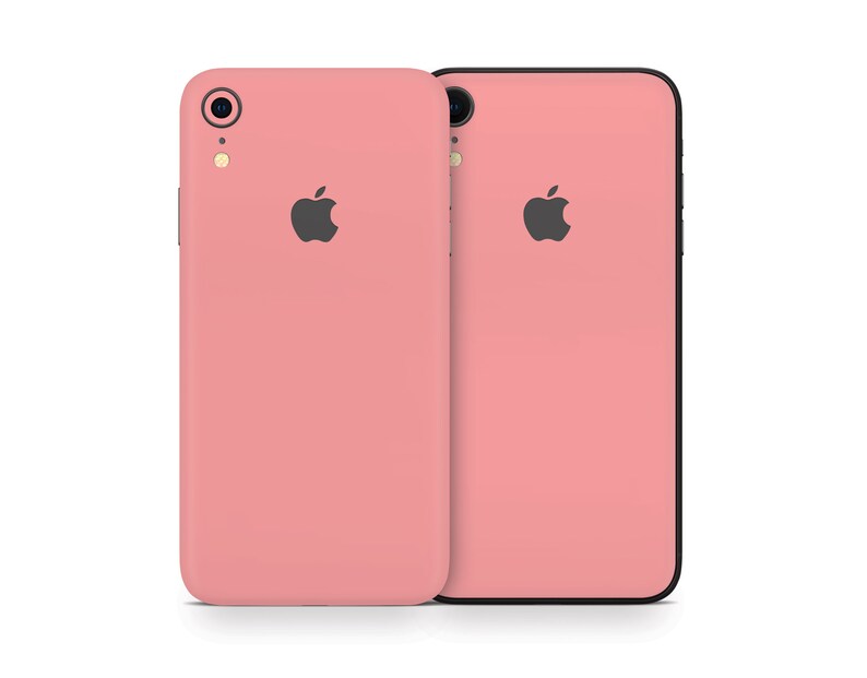 Light Coral Skin For The iPhone 8, X, XS, XR, 11, SE, Pro, Max iPhone XR