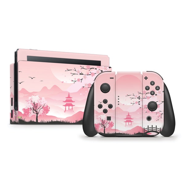 Pink Sakura Skin For The Nintendo Switch