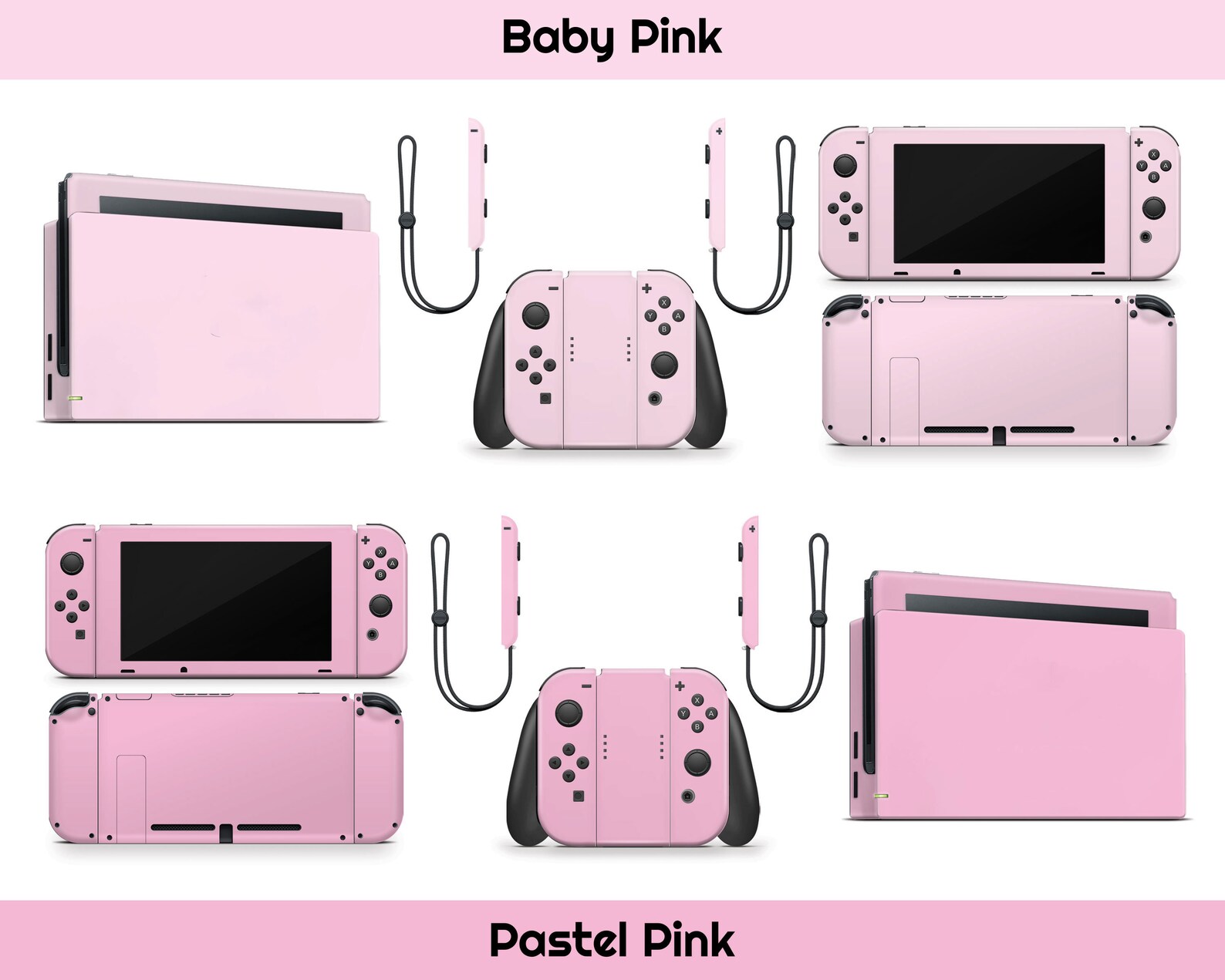 Cute Solid Pastel Skin for the Nintendo Switch Choose From A | Etsy