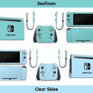 Cute Solid Pastel Skin For The Nintendo Switch Choose From A Variety Of Color Options image 5