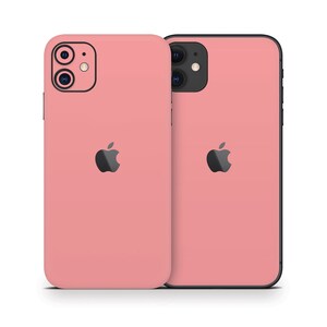 Light Coral Skin For The iPhone 8, X, XS, XR, 11, SE, Pro, Max iPhone 11