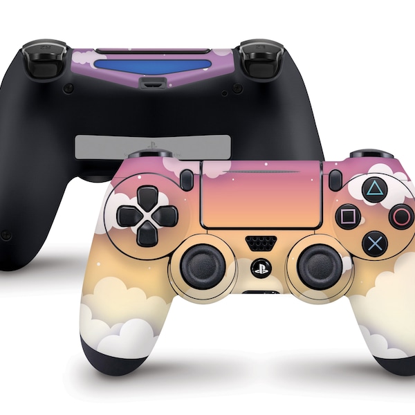 Sunset Clouds In The Sky Skin For The PS4 Controller | Fits Both Dualshock 4 and Dualshock 4 V2