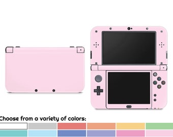 Cute Solid Pastel Skin For The Nintendo 3DS XL And New 3DS XL | Choose From A Variety Of Color Options