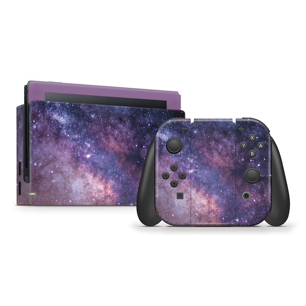 Purple Galaxy Skin For The Nintendo Switch