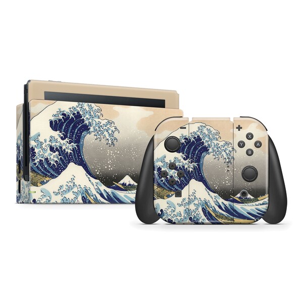 Große Welle vor Kanagawa von Hokusai Skin für die Nintendo Switch