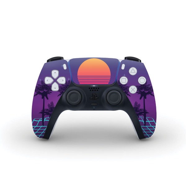 Vaporwave Skin For The PS5 Controller