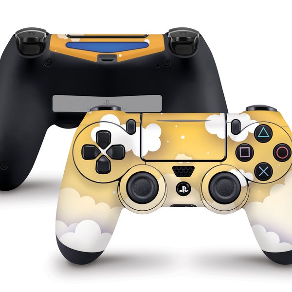 Yellow Clouds In The Sky Skin For The PS4 Controller | Fits Both Dualshock 4 and Dualshock 4 V2