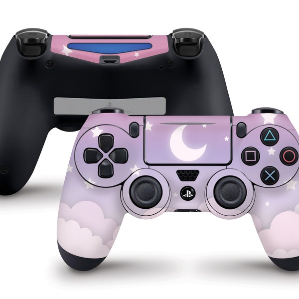 Cute Lunar Sky Skin For The PS4 Controller | Fits Both Dualshock 4 and Dualshock 4 V2