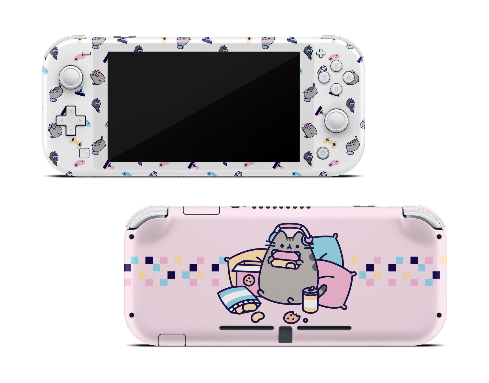 Nintendo Switch Lite Skin Kawaii, Cute Chubby Cat Switch Lite Skin