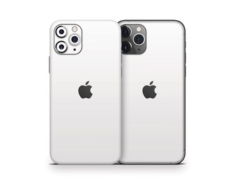 Pure White Skin For The iPhone 8, X, XS, XR, 11, SE, Pro, Max