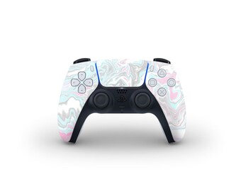 Pastel Marble Skin For The PS5 Controller