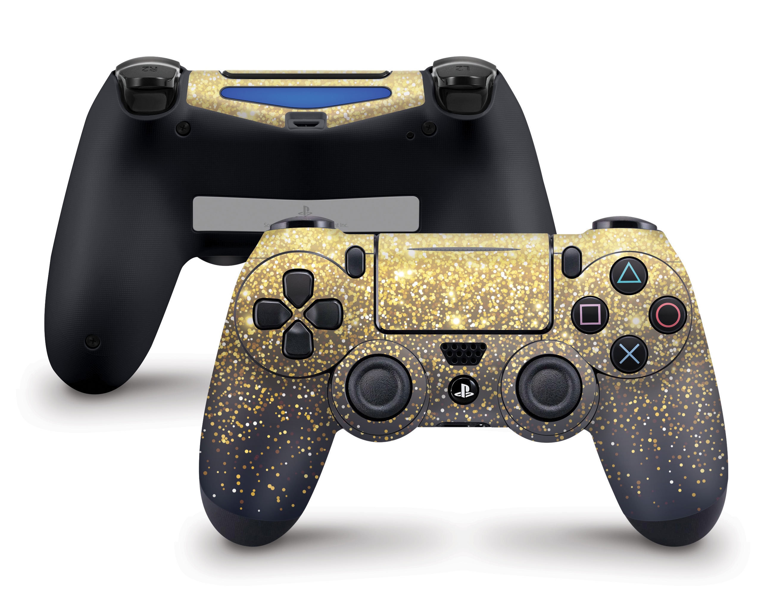 Gold Simple Dots Printed Skin for the Controller Fits Etsy