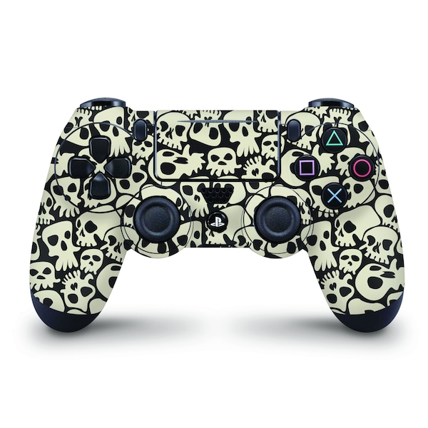 Skull Camouflage Skin For The PS4 Controller | Fits Both Dualshock 4 and Dualshock 4 V2