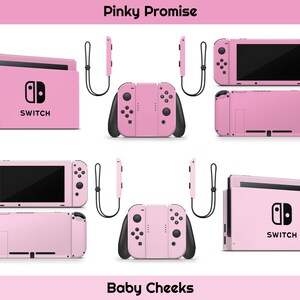 Cute Solid Pastel Skin For The Nintendo Switch Choose From A Variety Of Color Options image 7