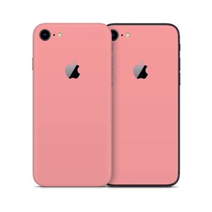 Light Coral Skin For The iPhone 8, X, XS, XR, 11, SE, Pro, Max iPhone 8