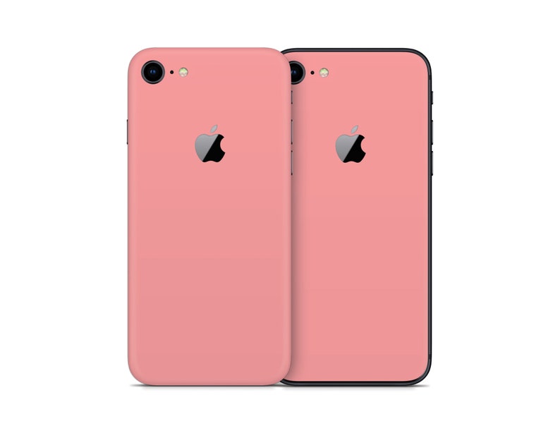 Light Coral Skin For The iPhone 8, X, XS, XR, 11, SE, Pro, Max iPhone 8