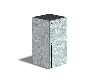 Abstract Floral Skin For The Xbox Series X