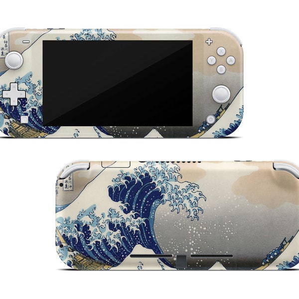 Great Wave Off Kanagawa By Hokusai Skin For The Nintendo Switch Lite