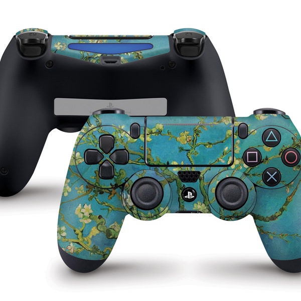 Almond Blossoms By Van Gogh Skin For The PS4 Controller | Fits Both Dualshock 4 and Dualshock 4 V2