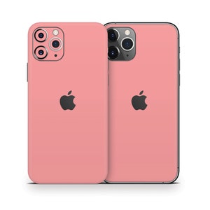 Light Coral Skin For The iPhone 8, X, XS, XR, 11, SE, Pro, Max iPhone 11 Pro