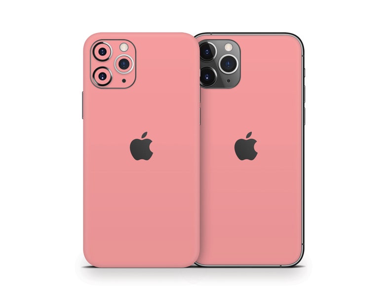 Light Coral Skin For The iPhone 8, X, XS, XR, 11, SE, Pro, Max iPhone 11 Pro