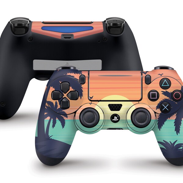 Sunset Beach Skin For The PS4 Controller | Fits Both Dualshock 4 and Dualshock 4 V2