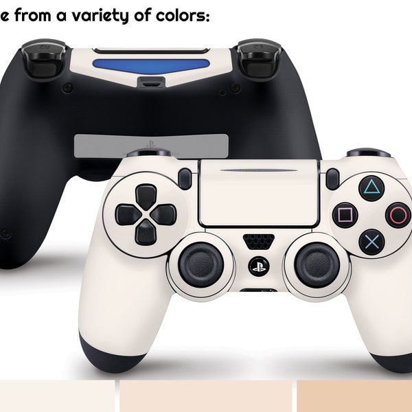 Creme Collection Skin For The PS4 Dualshock 4 And Dualshock 4 V2 Controller | Choose From A Variety Of Color Options