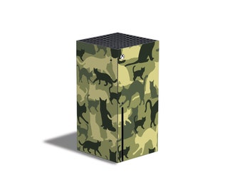 Cat Camouflage Skin For The Xbox Series X