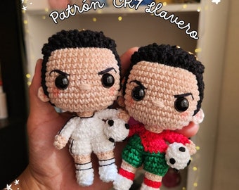 Mini Cristiano Ronaldo Amiurumi Pattern