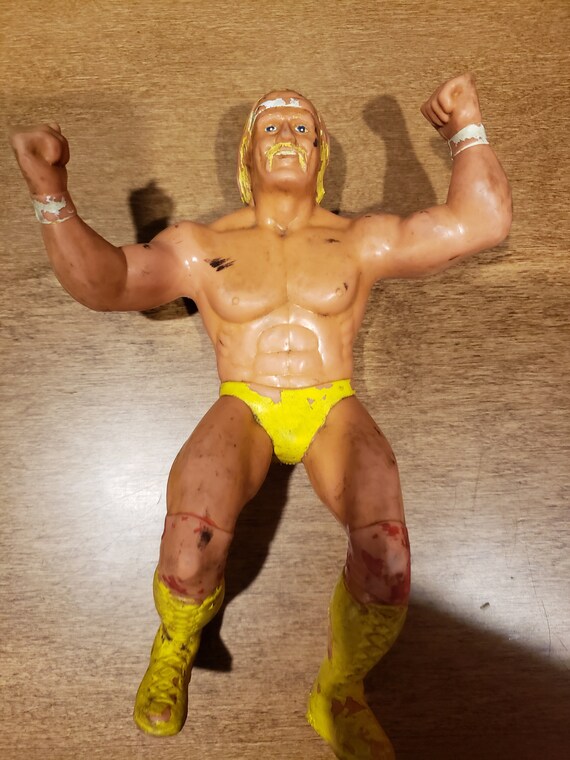 hulk hogan rubber figure