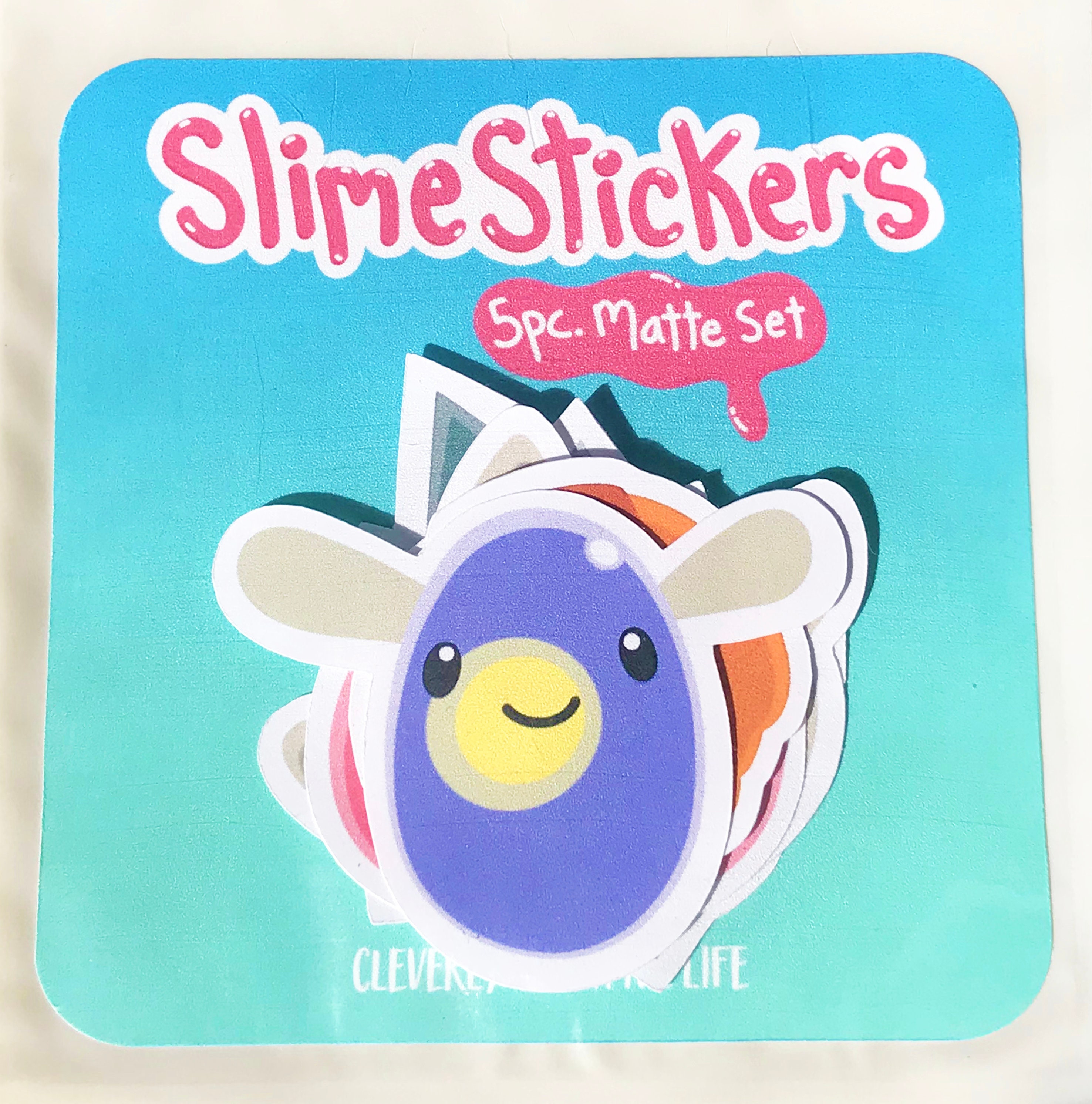 Cute Slime Stickers Slime Rancher Inspired Die Cut Sticker Etsy