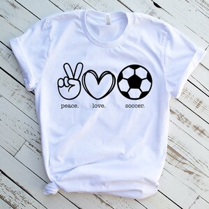 Paz Amor Fútbol Svg, Svg Png Jpeg, Camisa de Fútbol Svg, Fútbol, Svg Para Cricut, Mamá de Fútbol, Entrenador de Fútbol, Camiseta de Jugador de Fútbol, Vector de Fútbol
