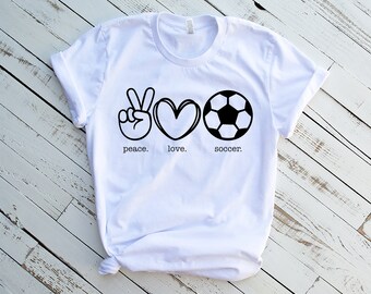 Peace Love Soccer Svg, Svg Png Jpeg, Soccer Shirt Svg, Soccer, Svg For Cricut, Soccer Mom, Soccer Coach, Soccer player shirt, Soccer Vector