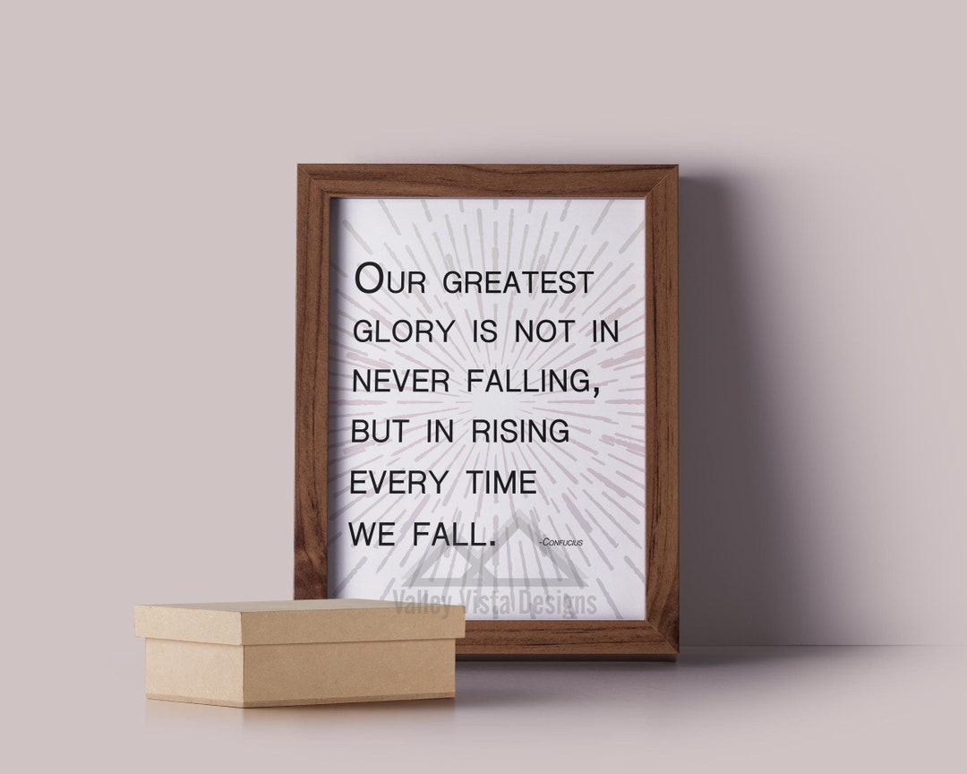 PRINTABLE | Inspirational Quote | Wall Art | DIGITAL FILE - Etsy