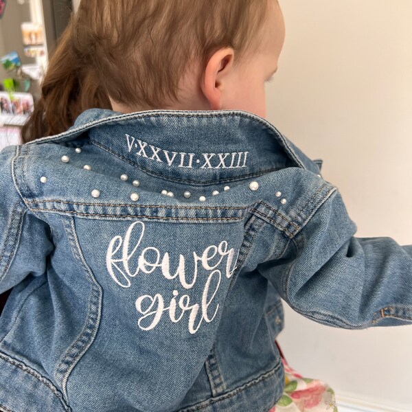 Flower Girl Jacket Etsy
