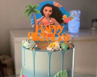 Moana Cake Topper Etsy