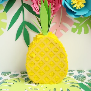 1x Mini Pineapple piñata, tropical fruit piñata, Luau party favor, Twotti frutti birthday, Tropical wedding decor, Tropical party favor