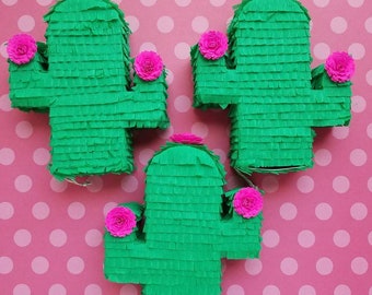 One 6.5" Cactus mini piñata, Cacti party favor, Cactus party, Cactus birthday, Mexican Fiesta, Fiesta bridal shower, Cactus decor, Cowgirl