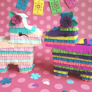 6 Boho mini donkey piñata 3x, Señorita party favor, Fiesta party, bridal shower favor, bridesmaid proposal, Fiesta theme, Mexican fiesta image 6