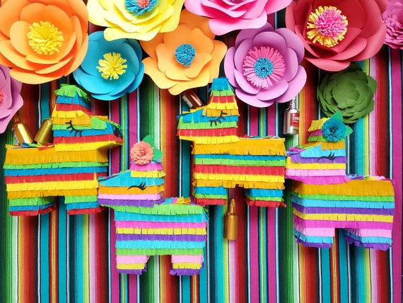 One 6" Mini donkey piñata favor, Bridesmaid proposal, Cinco de Mayo party favor, Mexican theme birthday, First Fiesta, Taco Twosday Il_570xn