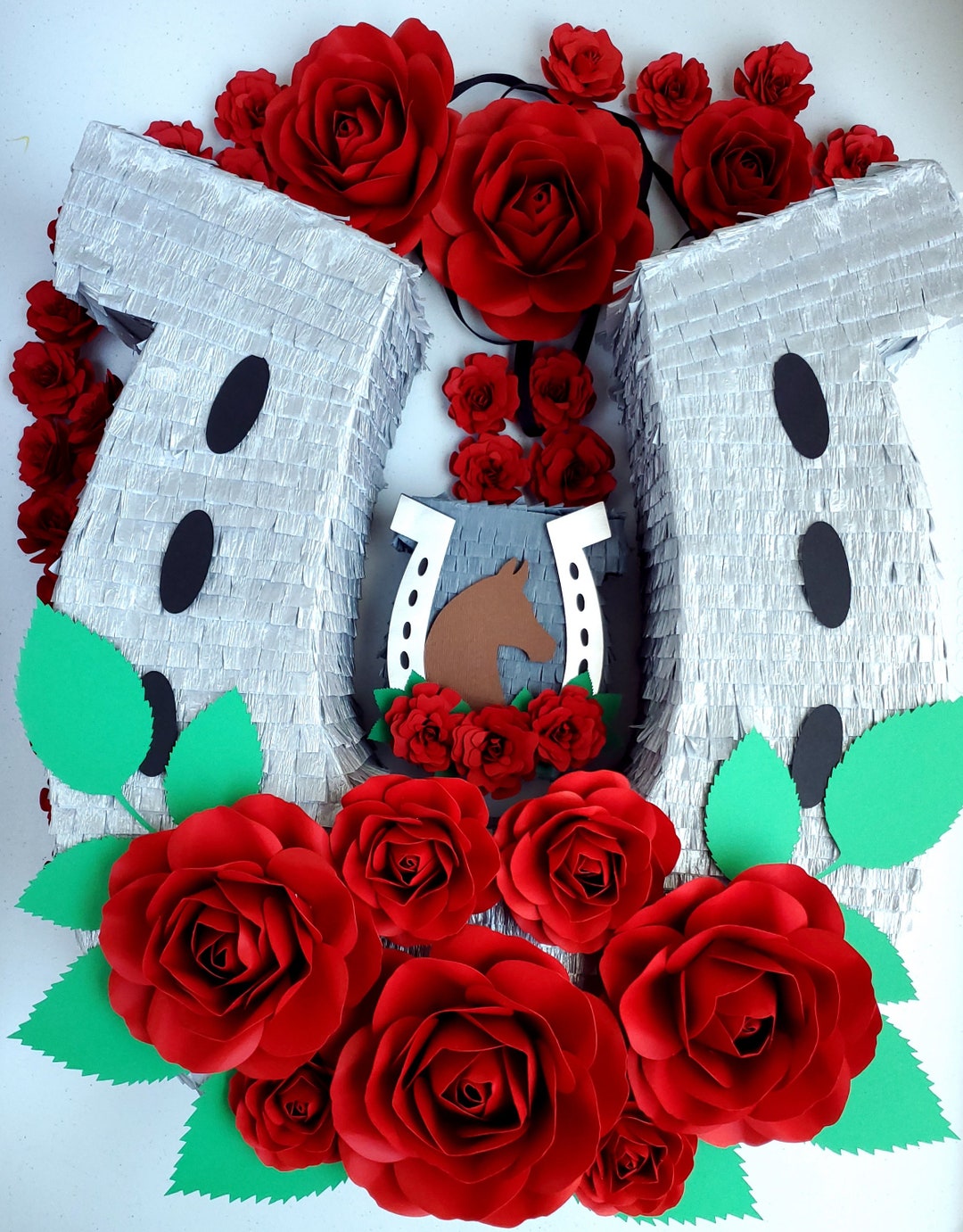 Horseshoe Piñata 16 Tall, Derby Theme Equestrian Party Western Birthday