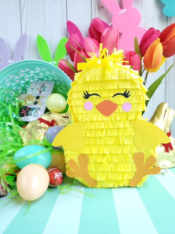 Mini piñata de pollo 5.5, relleno de canasta de Pascua, Tema de cumpleaños  de la granja, Mini piñata de Pascua, Granja, Tema de pollo, Pequeña fiesta  de pollo Ea -  México